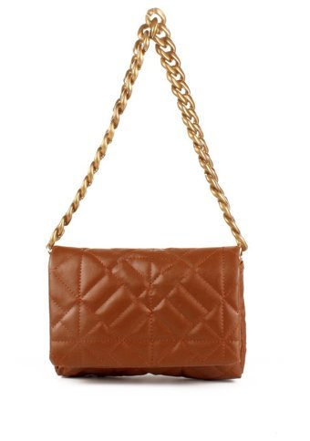 Luwwe Bag'S Kapitoneli Zincir 20652 Kadın Omuz Çantası Taba