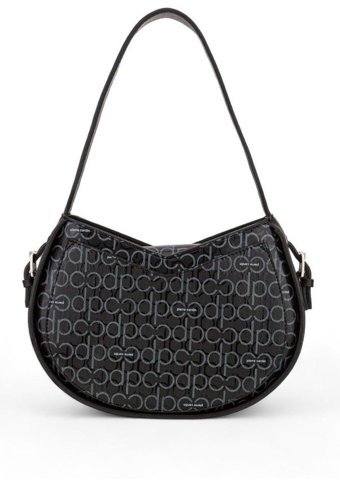 Pierre Cardin Monogram 05Pc24Y536Pmn Kadın Omuz Çantası Siyah