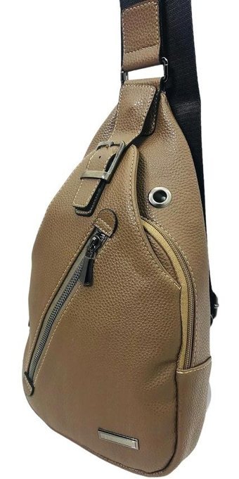 Necati Çanta Unisex Body Bag Gögüs 354 Kadın Omuz Çantası Bej