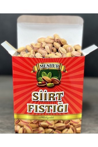Siirt Fıstık Pazarı Kabuklu Kavrulmuş Siirt Yöresi Tane Antep Fıstığı 1 kg