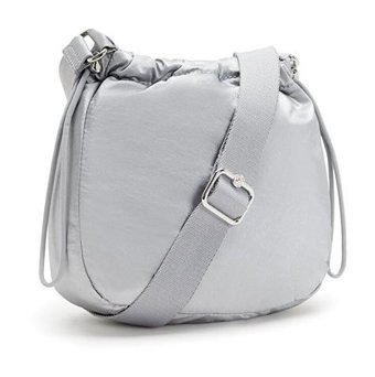 Kipling Jamir Sılver Glam Kadın Omuz Çantası Gri