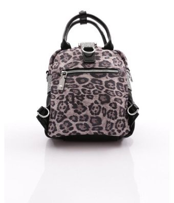 Ççs Leopar Desenli 17362R1534 Kadın Omuz Çantası Siyah