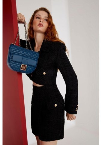 Pierre Cardin 05Pcc23K2058R19983 Kadın Omuz Çantası Petrol