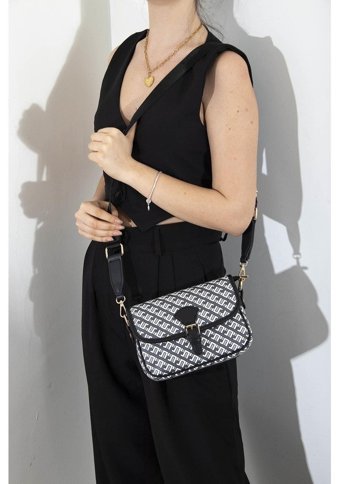 Silver & Polo 1085 Kadın Omuz Çantası Siyah