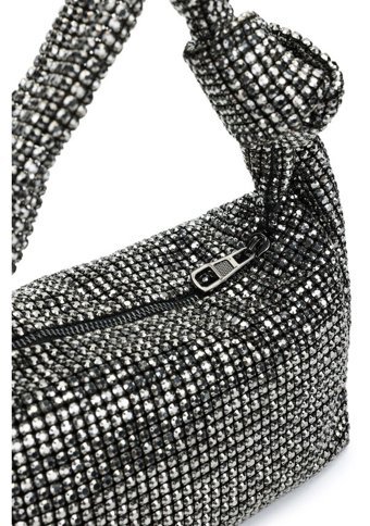 Tamer Tanca Vegan Metalik 921 26677 Bn Y24 Pewter Kadın Omuz Çantası Metalik