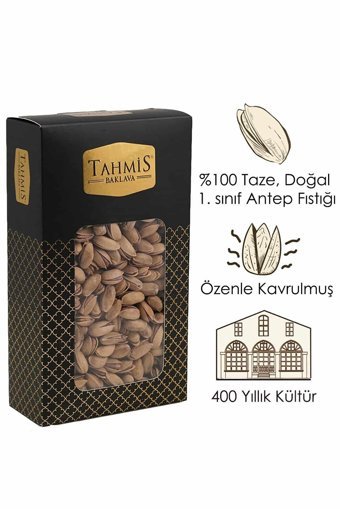 Tahmis Kabuklu Kavrulmuş Yöresi Tane Antep Fıstığı 500 gr