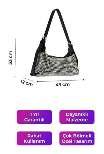Kriste Bell 26422 Kadın Omuz Çantası Siyah
