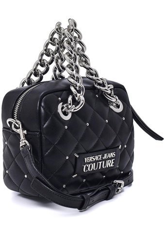 Versace Jeans Couture Versce Jeasn Couture Zincirli Zımba Kadın Omuz Çantası Siyah