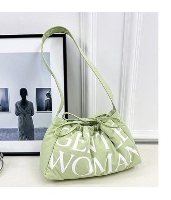 Jzcat Moda Büyük Kapasiteli Basit Kadın Omuz Çantası Yeşil