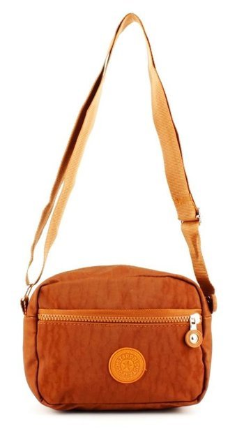 Luwwe Bag'S Krinkıl Üç Bölmeli Fermuarlı 20764 Kadın Omuz Çantası Taba