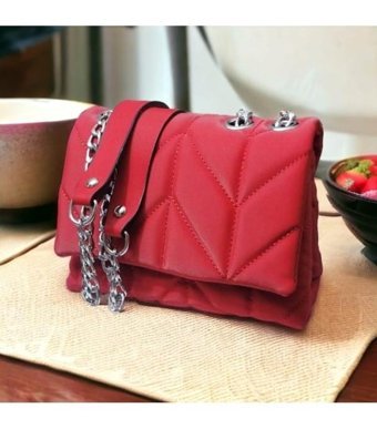 Kayes Bag Kayes Salcann Zinas Kadın Omuz Çantası Kırmızı