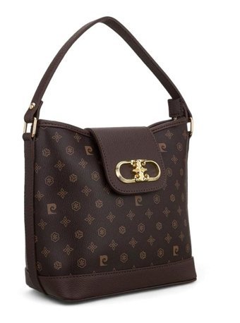 Pierre Cardin Monogram 05Pc24Y528Mn Kadın Omuz Çantası Kahverengi
