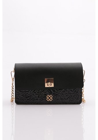 Dgn 0451745R7007 Mini Kadın Omuz Çantası Siyah