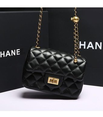 Jolita Çanta Trendy Fashion Rhombus Versatile Kadın Omuz Çantası Siyah