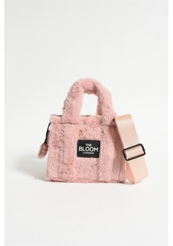The Bloom London Pamuklu Mini Kadın Omuz Çantası Pembe