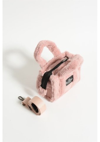The Bloom London Pamuklu Mini Kadın Omuz Çantası Pembe