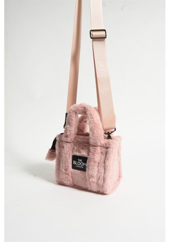 The Bloom London Pamuklu Mini Kadın Omuz Çantası Pembe