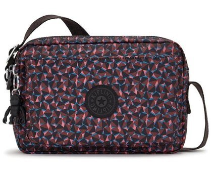 Kipling Abanu M Desenli Happy Squares Kadın Omuz Çantası Çok Renkli
