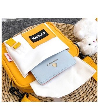 Jzcat Kız Öğrenci Retro Mini Kadın Omuz Çantası Sarı