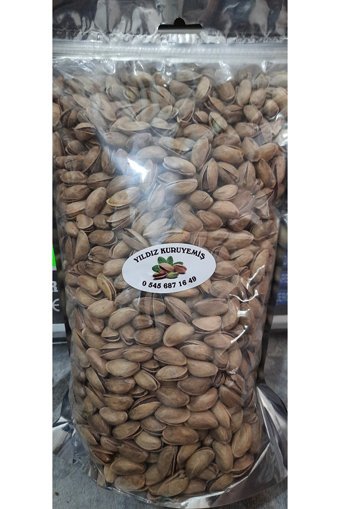 Yıldız Kuruyemiş Tatlı Kafe Kabuklu Kavrulmuş Yöresi Tane Antep Fıstığı 5 kg