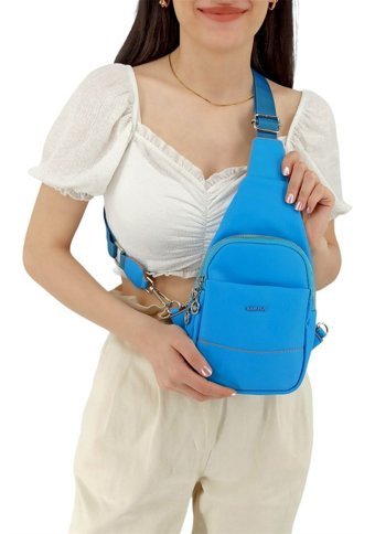 Çlk Accessories Free Bag Ön Kadın Omuz Çantası Mavi