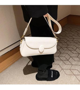 Alibee Küçük Moda Mini Kadın Omuz Çantası Beyaz