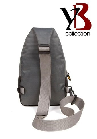 Yb Collection Al3872 Unisex Su Geçirmez Kulaklık Çıkışlı Kadın Omuz Çantası Gri