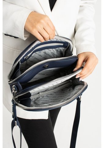 Just Polo 5 Bölmeli Kadın Omuz Çantası Mavi