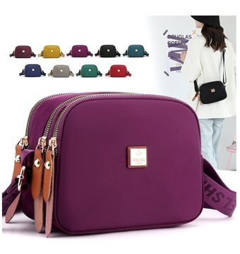 Happyplanet KkasOi Geniş Kapasiteli Kadın Omuz Çantası Bordo