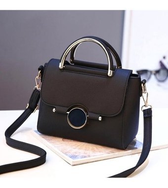 Happyplanet Bn Moda Kilitli Tatlı Kadın Omuz Çantası Siyah