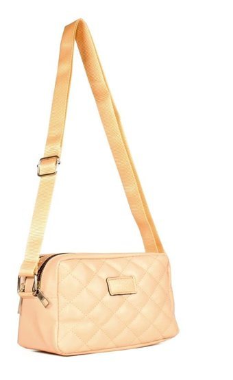 Luwwe Bag'S Çift Bölmeli Kapitoneli 20623 Kadın Omuz Çantası Vizon