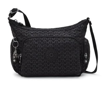 Kipling Gabb S Sıgnature EmKadın Omuz Çantası Siyah