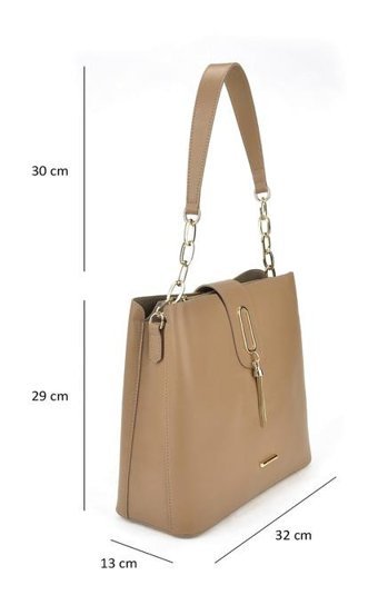 Ziya 133979Z3050 Kadın Omuz Çantası Vizon