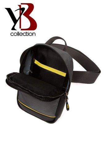 Yb Collection Al3873 Unisex Su Geçirmez Kulaklık Çıkışlı Kadın Omuz Çantası Gri