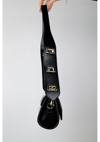 Luvi Shoes Miguel Clutch Kadın Omuz Çantası Siyah