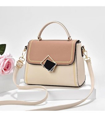 Happyplanet KkfOi Yeni Moda Basit Kore Tarzı Kadın Omuz Çantası Beyaz