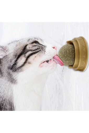 Zeki Karga Hareketli Kedi Otlu Diş Kaşıma Yavru Top Kedi Oyuncağı