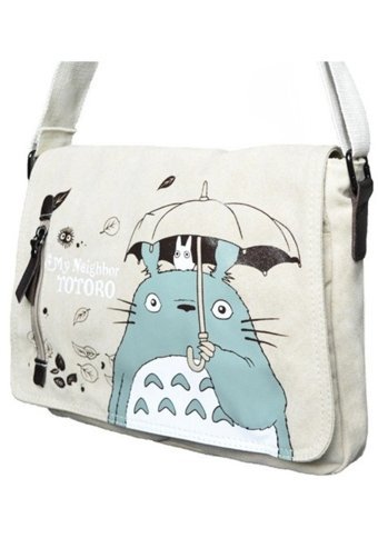 Chelsea Anime Totoro Kadın Omuz Çantası Beyaz