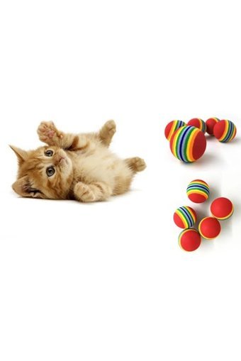 Tineke Hareketli Peluş Tırmalama Yavru Top Kedi Oyuncağı