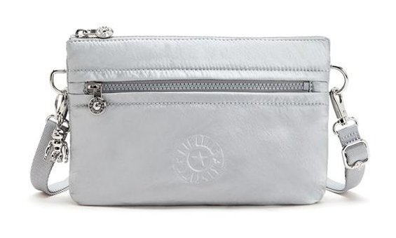 Kipling Riri Sılver Glam Kadın Omuz Çantası Gri