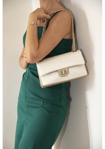 Silver & Polo Nv1054 Sedef S.Nut Kadın Omuz Çantası Sedef - Kahverengi