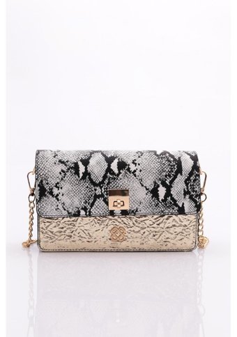 Dgn 0451745R0303 Mini Kadın Omuz Çantası Beyaz