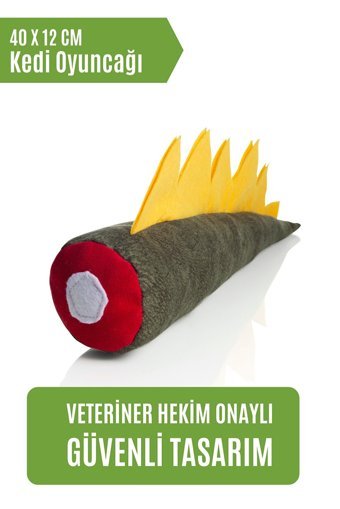 Pawdaz Peluş Tüylü Tırmalama Yavru Kedi Oyuncağı