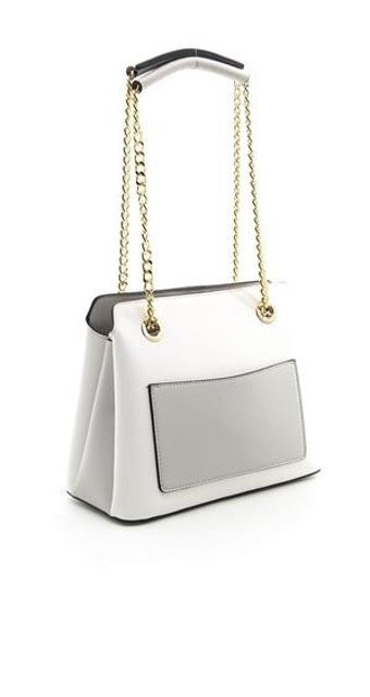 Silver & Polo A. Nv1122 A. Kadın Omuz Çantası Beyaz - Gri