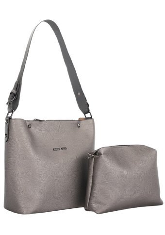 Merry Lane Palermo Naturel Platin Mrcn1004991 Kadın Omuz Çantası Platin