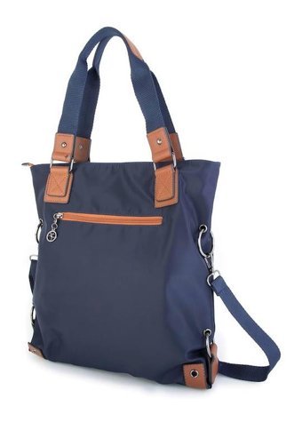 Byhakan Nas Bag1136 Kadın Omuz Çantası Lacivert - Taba