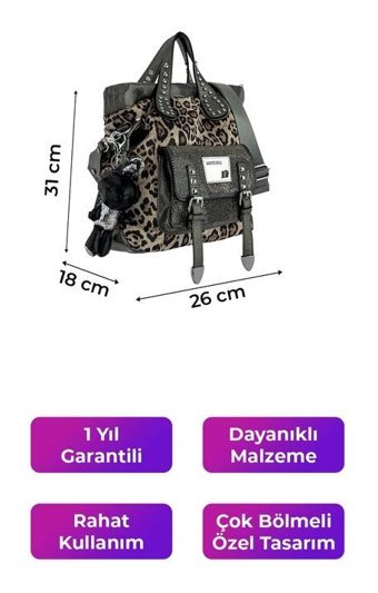 Kriste Bell 26524 Kadın Omuz Çantası Kahverengi