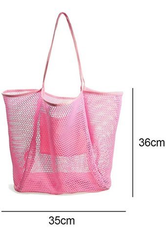 Alibee Portatif Seyahat Plaj Kadın Omuz Çantası Pembe