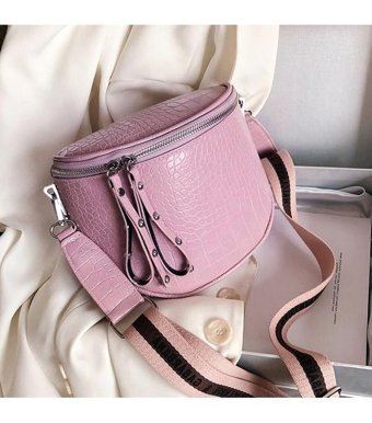 Summer Love Yeni Büyük Kapasiteli Çanta Trendy Çok Yönlü Kova Kadın Omuz Çantası Mor