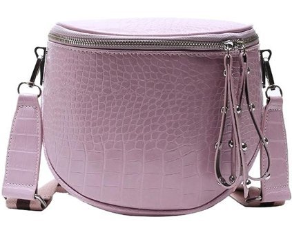 Summer Love Yeni Büyük Kapasiteli Çanta Trendy Çok Yönlü Kova Kadın Omuz Çantası Mor